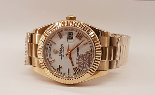 Rolex Day Date Gold Weiß
